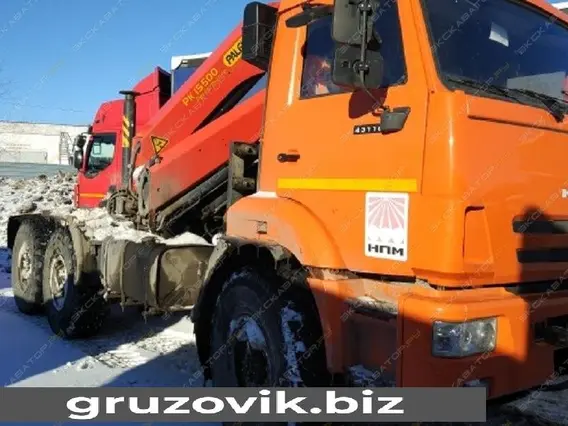 Тягач с КМУ Palfinger РК 15500 2016 года б/у фото 2