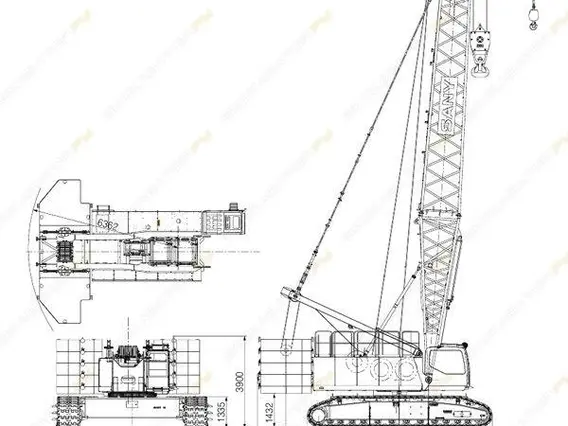Гусеничный кран Sany SCC1350A-1 2019 года б/у
