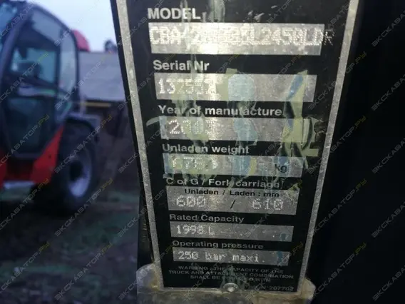 Телескопический погрузчик Manitou MRT-X 2150 Privilege Plus 2013 года б/у фото 3