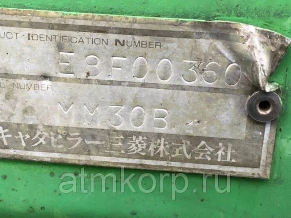 Экскаватор Mitsubishi MM30B 1994 года б/у фото 5