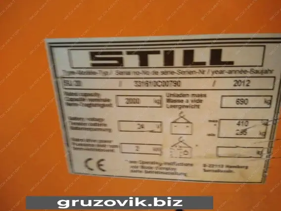 Штабелер Still SU 20 2012 года б/у фото 7