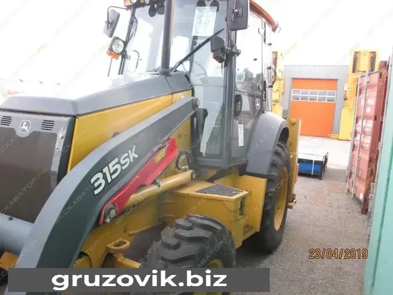 Экскаватор-погрузчик John Deere 315sk 2015 года б/у фото 3