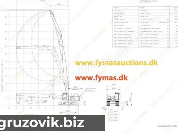 Экскаватор Hitachi ZX500 SLD 2004 года б/у фото 15