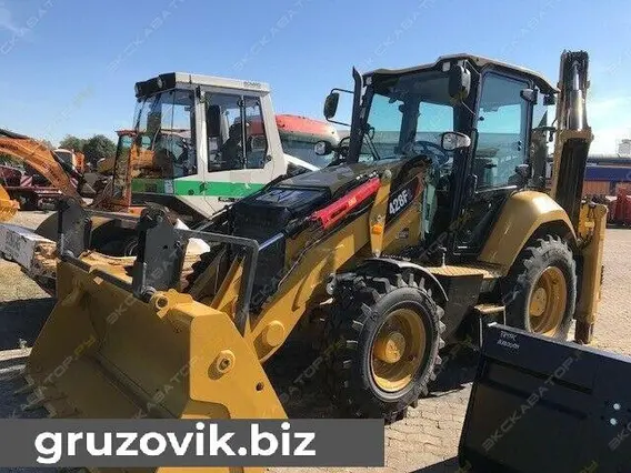 Экскаватор-погрузчик Caterpillar 428 2017 года б/у фото 2