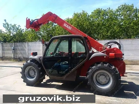 Телескопический погрузчик Manitou 628 2002 года б/у фото 3