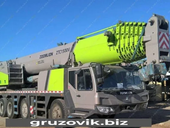 Автокран Zoomlion ZTC1500 2019 года новый фото 4