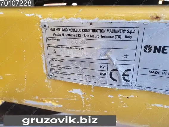 Экскаватор New Holland E265B 2008 года б/у фото 2