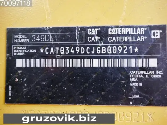 Экскаватор Caterpillar 349 D LME 2014 года б/у фото 12