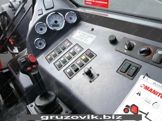 Телескопический погрузчик Manitou MLA630-125 6M 2012 года б/у фото 23