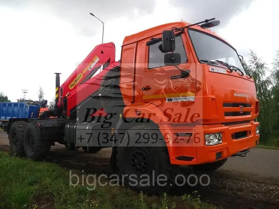 Тягач с КМУ Камаз 43118 2018 года новый