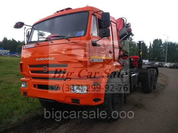 Тягач с КМУ Камаз 43118 2018 года новый фото 3