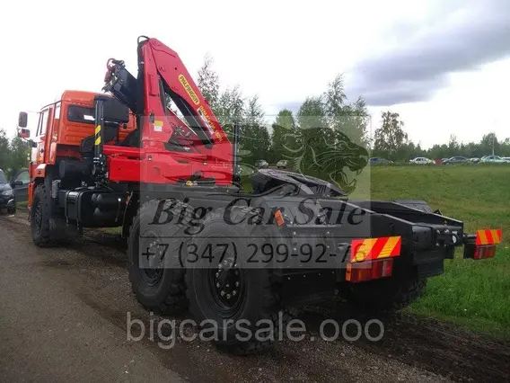 Тягач с КМУ Камаз 43118 2018 года новый фото 5