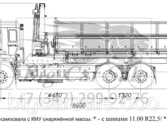 Самосвал Камаз 65115 2018 года новый фото 2