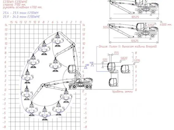 Экскаватор Экскаватор-перегружатель на колесном ходу E230WH, 2019 2019 года б/у фото 6