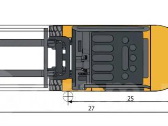 Вилочный погрузчик Газ-бензиновый вилочный погрузчик CLG2030H(LPG), 2019 2019 года б/у фото 2