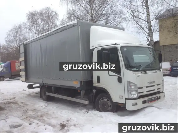 Тентованный грузовик Isuzu ELF 7.5 2018 года б/у