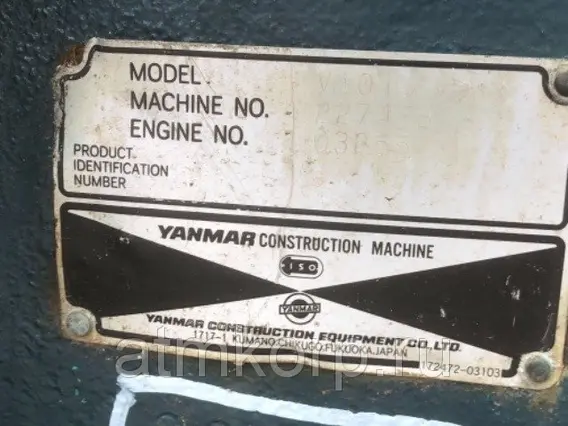 Мини экскаватор Yanmar VIO10-2A год выпуска 2005 наработка 987 мтчс объем ковша 0,02 куб м 2019 года б/у фото 4