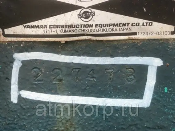 Мини экскаватор Yanmar VIO10-2A год выпуска 2005 наработка 987 мтчс объем ковша 0,02 куб м 2019 года б/у фото 6