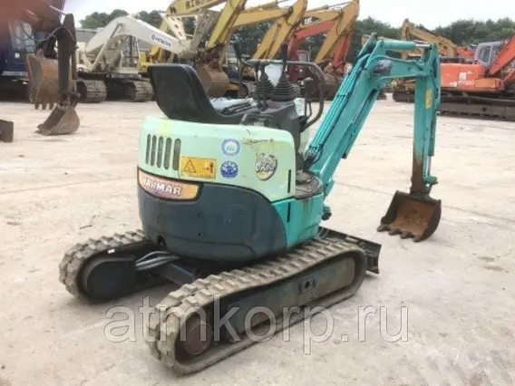 Мини экскаватор Yanmar VIO10-2A год выпуска 2005 наработка 987 мтчс объем ковша 0,02 куб м 2019 года б/у фото 7