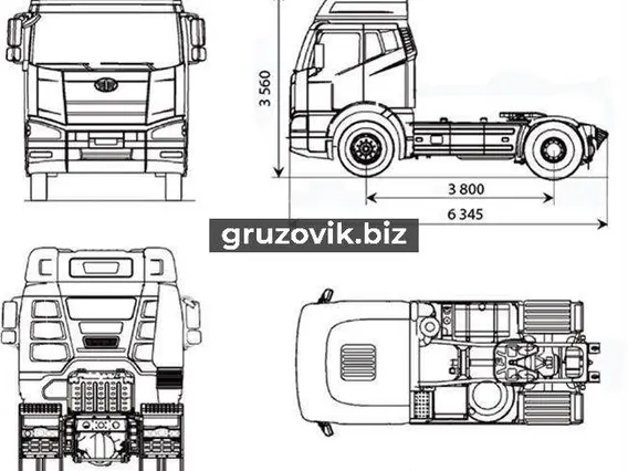 Тягач FAW CA41800P66K24E 2017 года новый фото 7