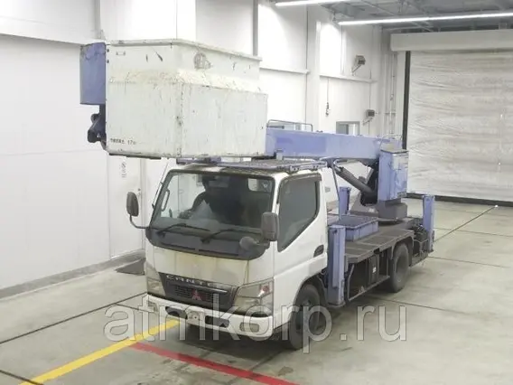 Автовышка Mitsubishi Canter кузов FE73DC г 2006 вышка AT-170TG подъем люльки 19.5 м пробег 30 т.км 2019 года б/у