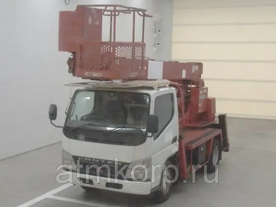 Автовышка Mitsubishi Canter кузов FE73EBX г 2004 вышка ST-125 подъем люльки 14.8 м пробег 63 т.км 2019 года б/у