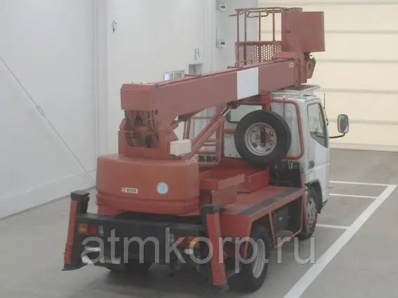 Автовышка Mitsubishi Canter кузов FE73EBX г 2004 вышка ST-125 подъем люльки 14.8 м пробег 63 т.км 2019 года б/у фото 2
