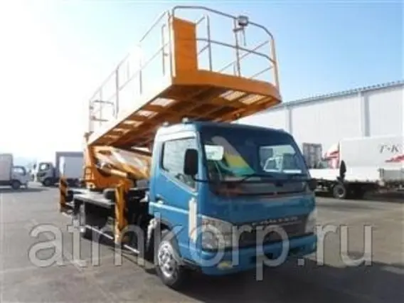 Автовышка Mitsubishi Canter кузов FE83EGY г 2004 вышка Tadano AT-200S-2 подъем платформы 22.2 м пробег 36 т.км 2019 года б/у