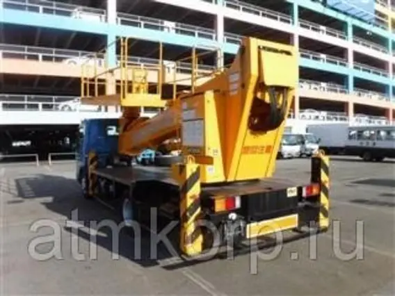 Автовышка Mitsubishi Canter кузов FE83EGY г 2004 вышка Tadano AT-200S-2 подъем платформы 22.2 м пробег 36 т.км 2019 года б/у фото 3