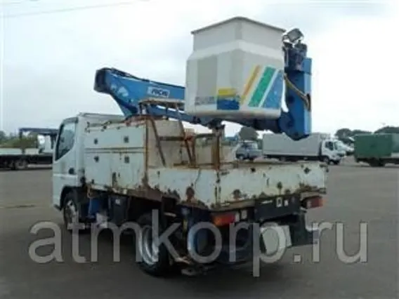 Автовышка Mitsubishi Canter кузов FG70EB 4х4 г 2004 вышка Aichi SK11B подъем люльки 13.5 м пробег 322 т.км 2019 года б/у фото 2