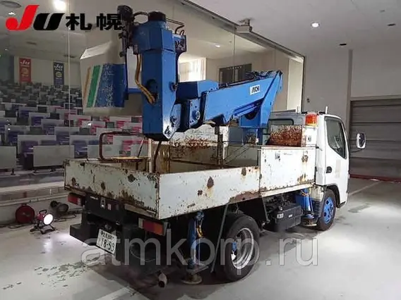Автовышка Mitsubishi Canter кузов FG70EB 4х4 г 2004 вышка Aichi SK11B подъем люльки 13.5 м пробег 322 т.км 2019 года б/у фото 8
