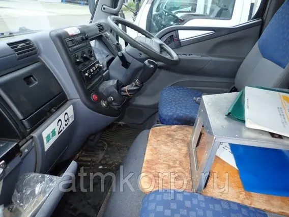Автовышка Mitsubishi Canter кузов FG70EB 4х4 г 2003 вышка Aichi SH09A подъем люльки 12.2 м пробег 214 т.км 2019 года б/у фото 4