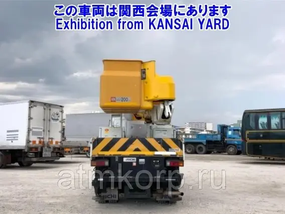 Автовышка Mitsubishi Canter кузов FG70EB 4х4 г 2003 вышка Aichi SH09A подъем люльки 12.2 м пробег 109 т.км 2019 года б/у фото 2
