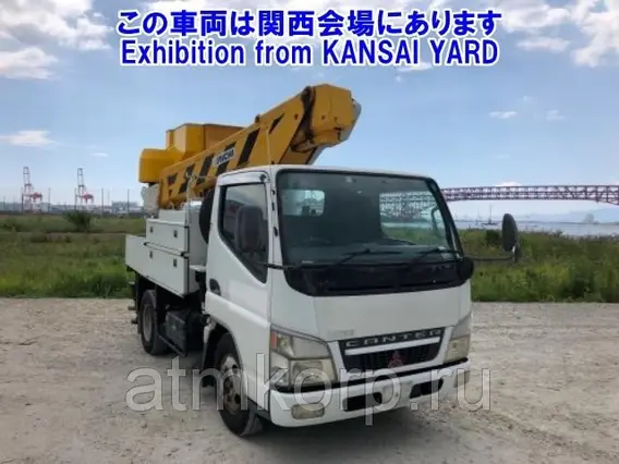 Автовышка Mitsubishi Canter кузов FG70EB 4х4 г 2003 вышка Aichi SH09A подъем люльки 12.2 м пробег 109 т.км 2019 года б/у
