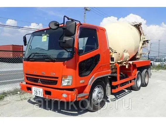 Автобетоносмеситель Mitsubishi Fuso кузов FQ62F г 2007 миксер MR4530 грузоподъемность 11 тн пробег 153 т.км 2019 года б/у