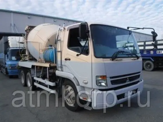 Автобетоносмеситель Mitsubishi Fuso кузов FQ62F г 2009 миксер M45B объем 8,8 к.м. груз 11 тн пробег 101 т.км 2019 года б/у