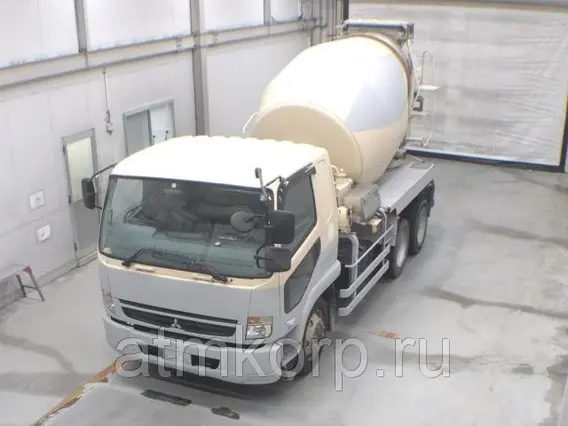 Автобетоносмеситель Mitsubishi Fuso кузов FQ62F г 2009 миксер M45B объем 8,8 к.м. груз 11 тн пробег 101 т.км 2019 года б/у фото 5