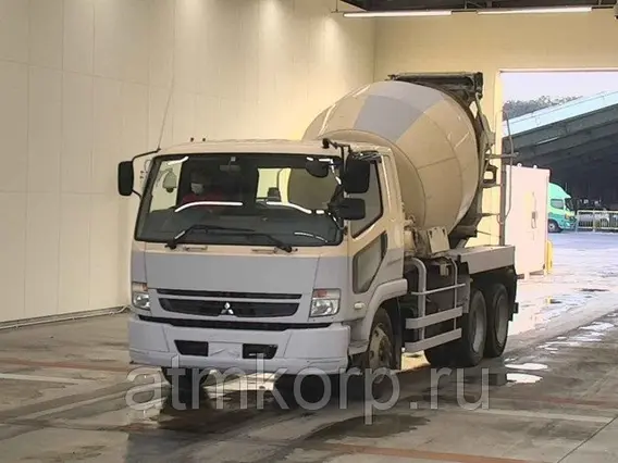 Автобетоносмеситель Mitsubishi Fuso кузов FQ62F г 2009 миксер M45B объем 8,8 к.м. груз 11 тн пробег 101 т.км 2019 года б/у фото 8