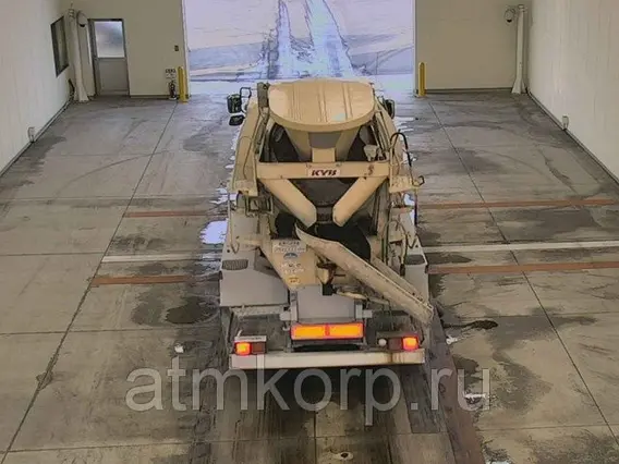 Автобетоносмеситель Mitsubishi Fuso кузов FQ62F г 2009 миксер M45B объем 8,8 к.м. груз 11 тн пробег 101 т.км 2019 года б/у фото 9