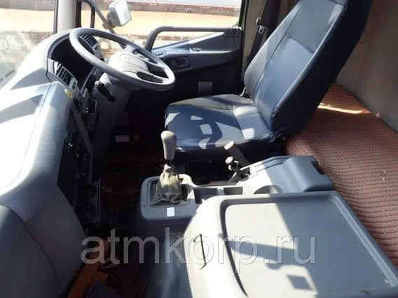 Автобетоносмеситель Mitsubishi Fuso кузов FQ62F г 2007 миксер KYB грузоподъемность 11 тн пробег 196 т.км 2019 года б/у фото 8