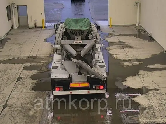 Автобетоносмеситель Mitsubishi Fuso кузов FQ62F г 2007 миксер KYB грузоподъемность 11 тн пробег 196 т.км 2019 года б/у фото 10