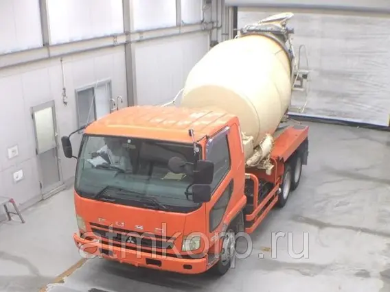 Автобетоносмеситель Mitsubishi Fuso кузов FQ62F г 2006 миксер грузоподъемность 11 тн пробег 168 т.км 2019 года б/у