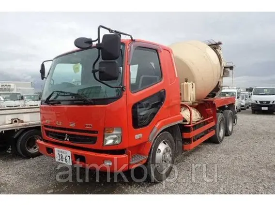 Автобетоносмеситель Mitsubishi Fuso кузов FQ62F г 2007 миксер ShinMaywa MW455-373S груз 11 тн пробег 158 т.км 2019 года б/у