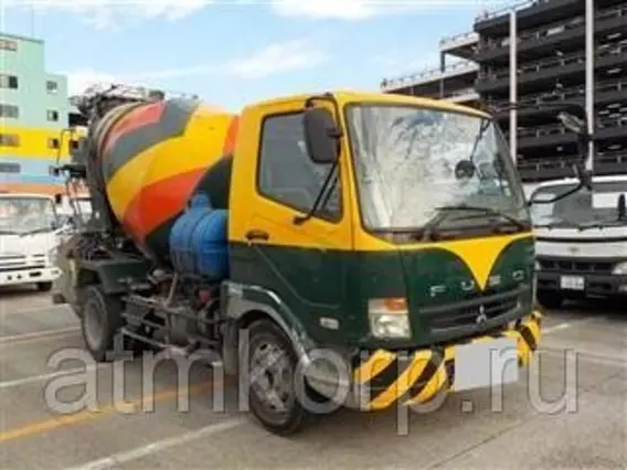Автобетоносмеситель Mitsubishi Fuso кузов FK72FZ г 2007 миксер ShinMaywa грузопод 8,08 тн пробег 264 т.км 2019 года б/у