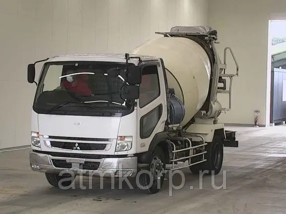 Автобетоносмеситель Mitsubishi Fuso кузов FK72FZ г 2007 миксер объем 6.3 к.м. грузопод 7,83 тн пробег 317 т.км 2019 года б/у