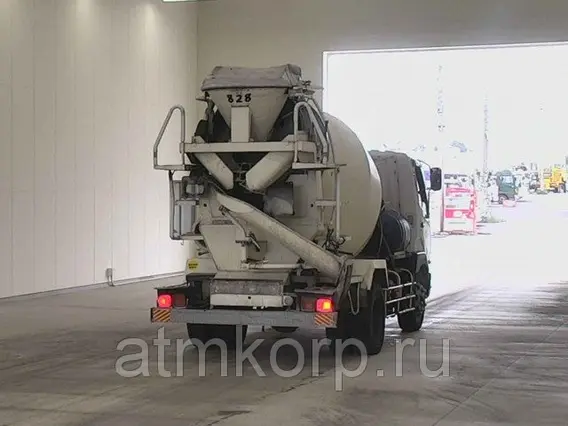 Автобетоносмеситель Mitsubishi Fuso кузов FK72FZ г 2007 миксер объем 6.3 к.м. грузопод 7,83 тн пробег 317 т.км 2019 года б/у фото 2
