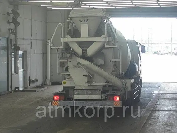 Автобетоносмеситель Mitsubishi Fuso кузов FK72FZ г 2007 миксер объем 6.3 к.м. грузопод 7,83 тн пробег 317 т.км 2019 года б/у фото 5