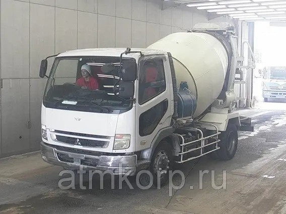 Автобетоносмеситель Mitsubishi Fuso кузов FK72FZ г 2007 миксер объем 6.3 к.м. грузопод 7,83 тн пробег 317 т.км 2019 года б/у фото 8