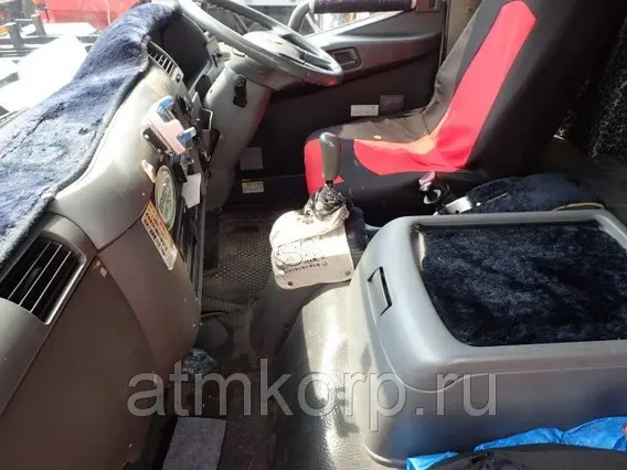 Автобетоносмеситель Mitsubishi Fuso кузов FK72FZ г 2007 миксер объем 6.3 к.м. грузопод 7,83 тн пробег 317 т.км 2019 года б/у фото 10