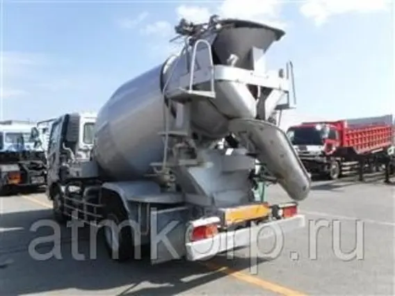 Автобетоносмеситель Mitsubishi Fuso кузов FK72FZ г 2006 миксер M32C грузоподъем 7,75 тн пробег 322 т.км 2019 года б/у фото 3
